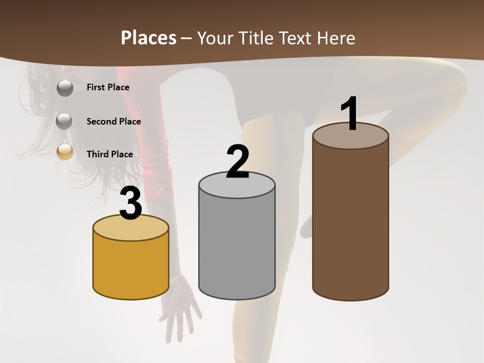 Dancer Exercise Fashion PowerPoint Template