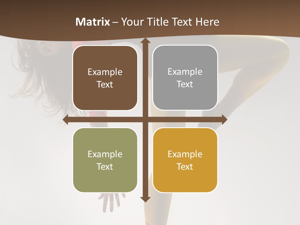 Dancer Exercise Fashion PowerPoint Template