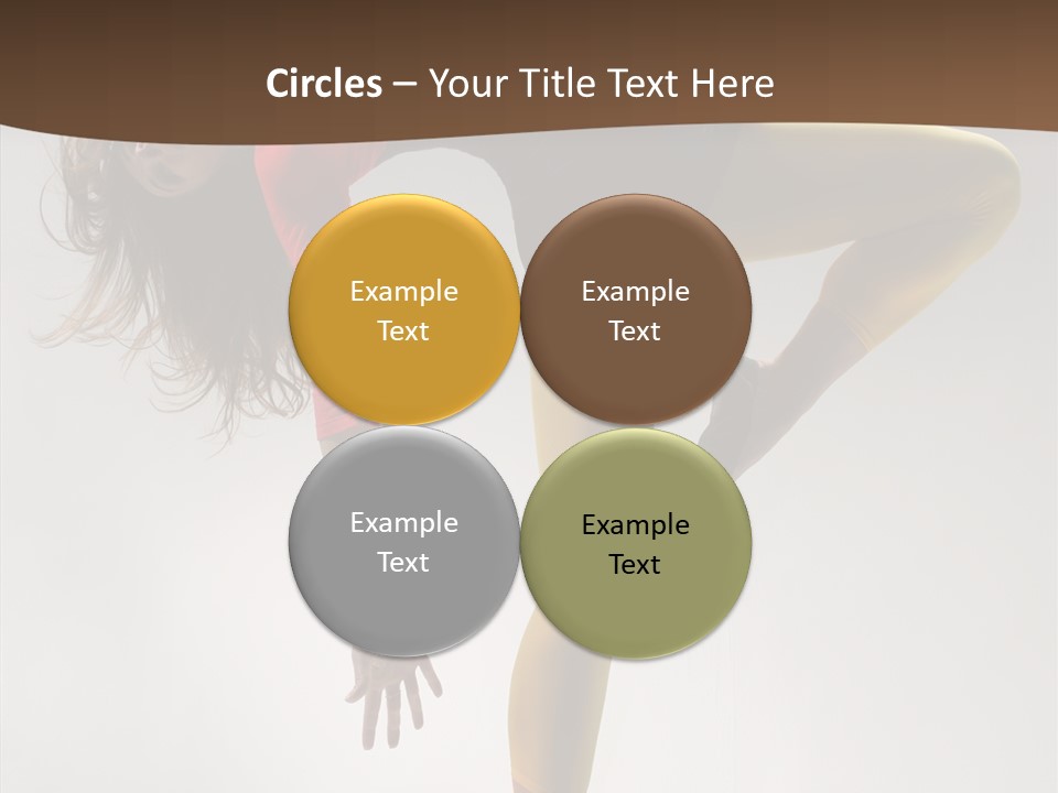 Dancer Exercise Fashion PowerPoint Template