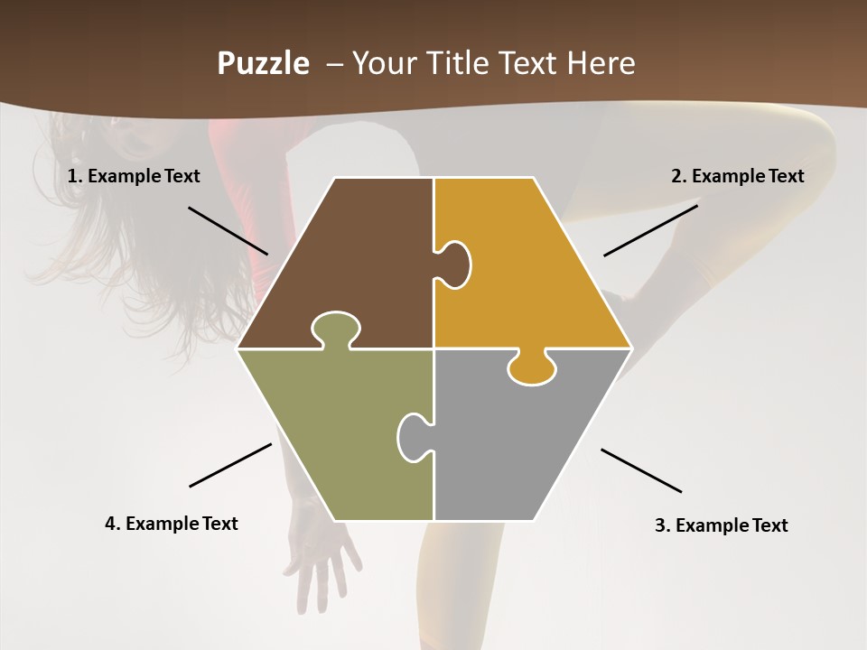 Dancer Exercise Fashion PowerPoint Template