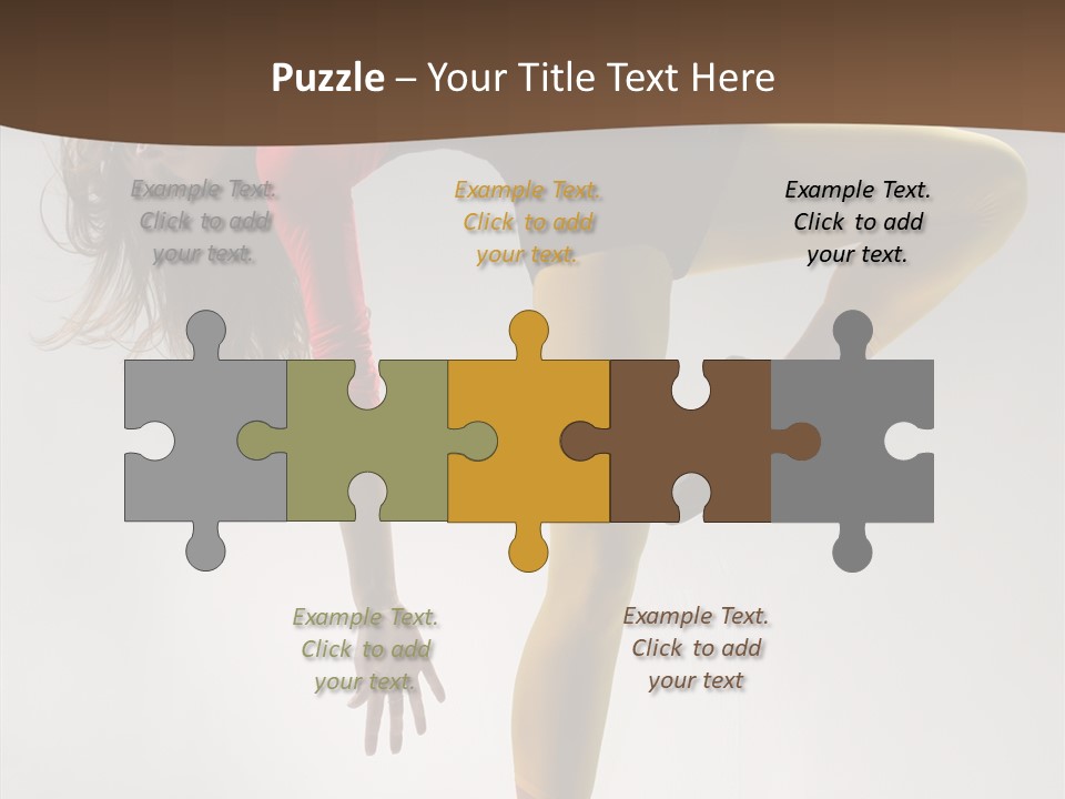 Dancer Exercise Fashion PowerPoint Template