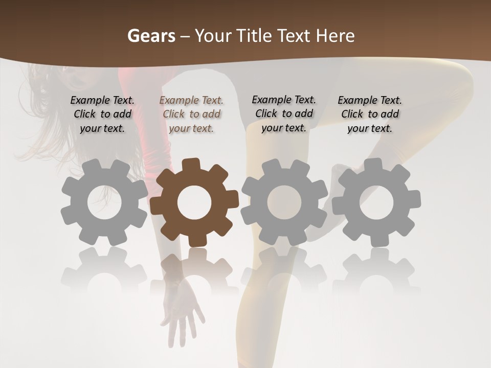 Dancer Exercise Fashion PowerPoint Template