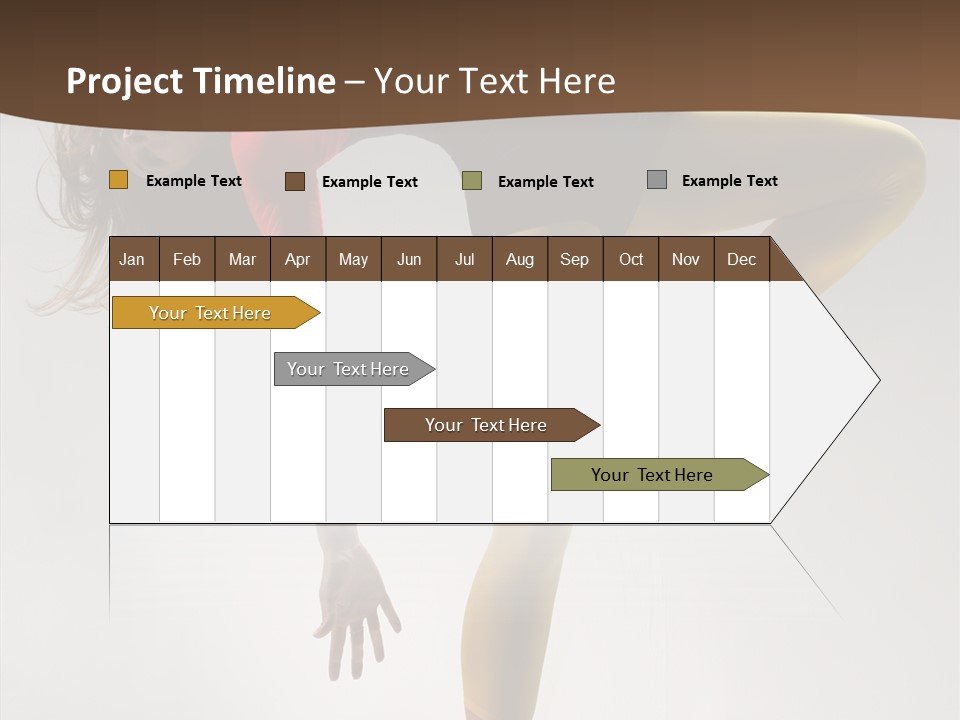 Dancer Exercise Fashion PowerPoint Template