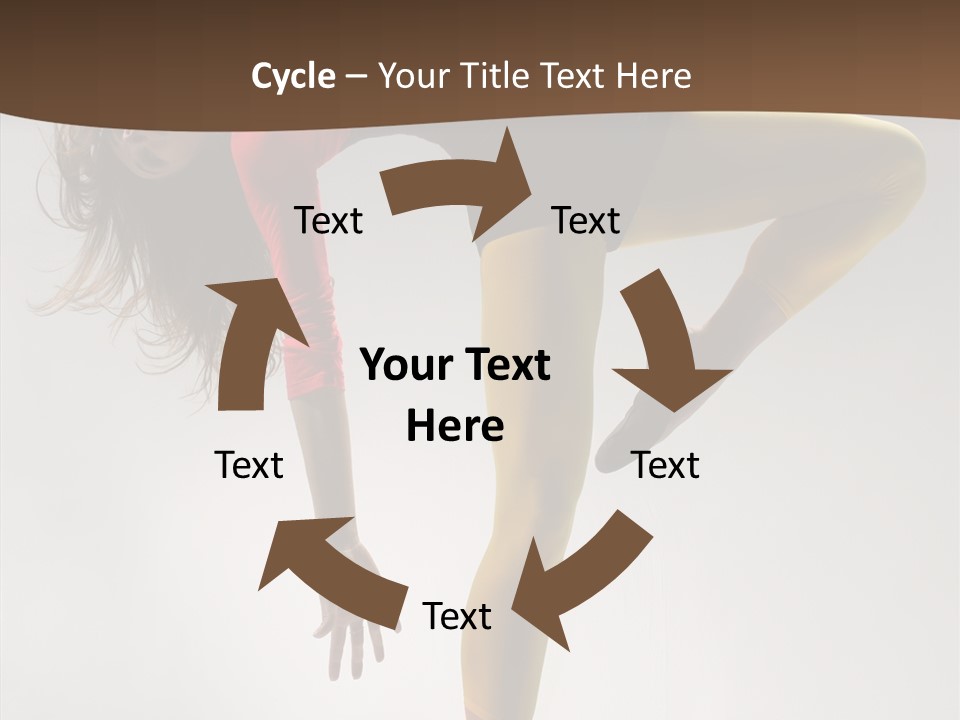 Dancer Exercise Fashion PowerPoint Template