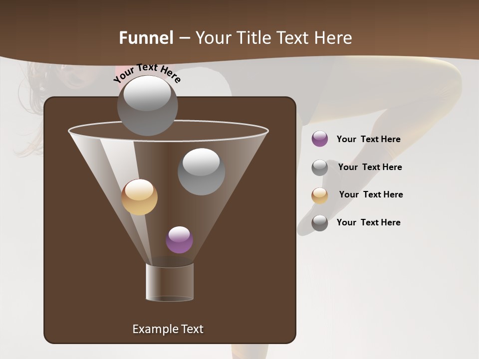 Dancer Exercise Fashion PowerPoint Template