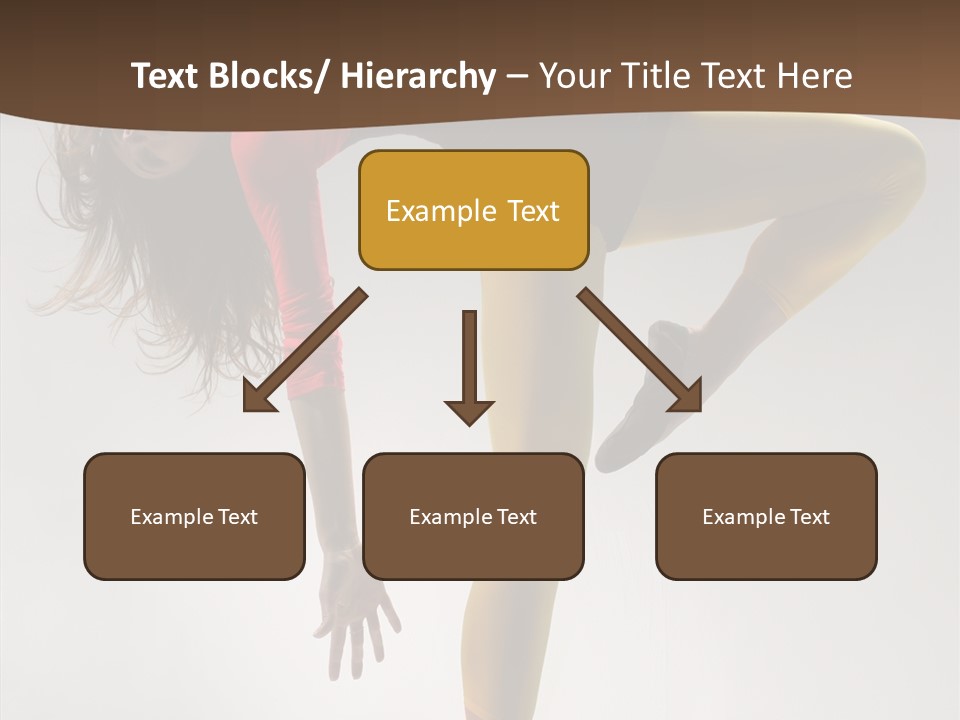 Dancer Exercise Fashion PowerPoint Template