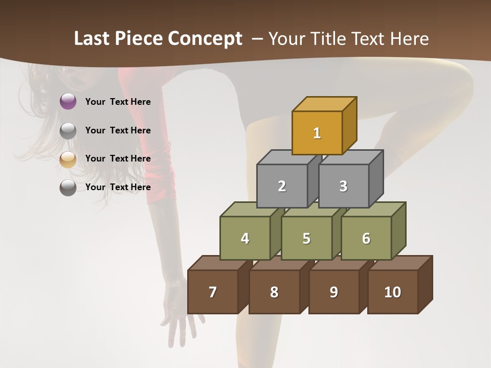 Dancer Exercise Fashion PowerPoint Template