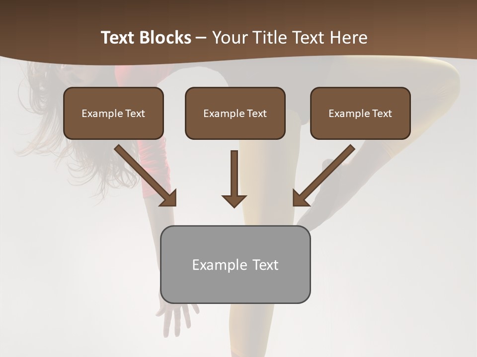Dancer Exercise Fashion PowerPoint Template