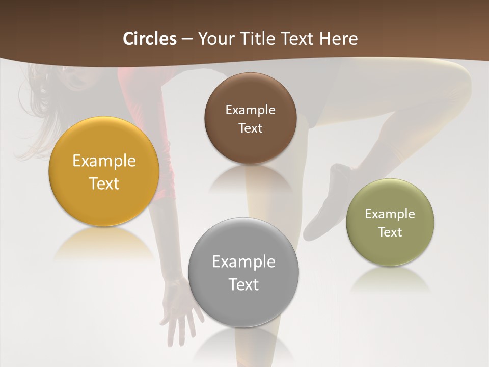 Dancer Exercise Fashion PowerPoint Template