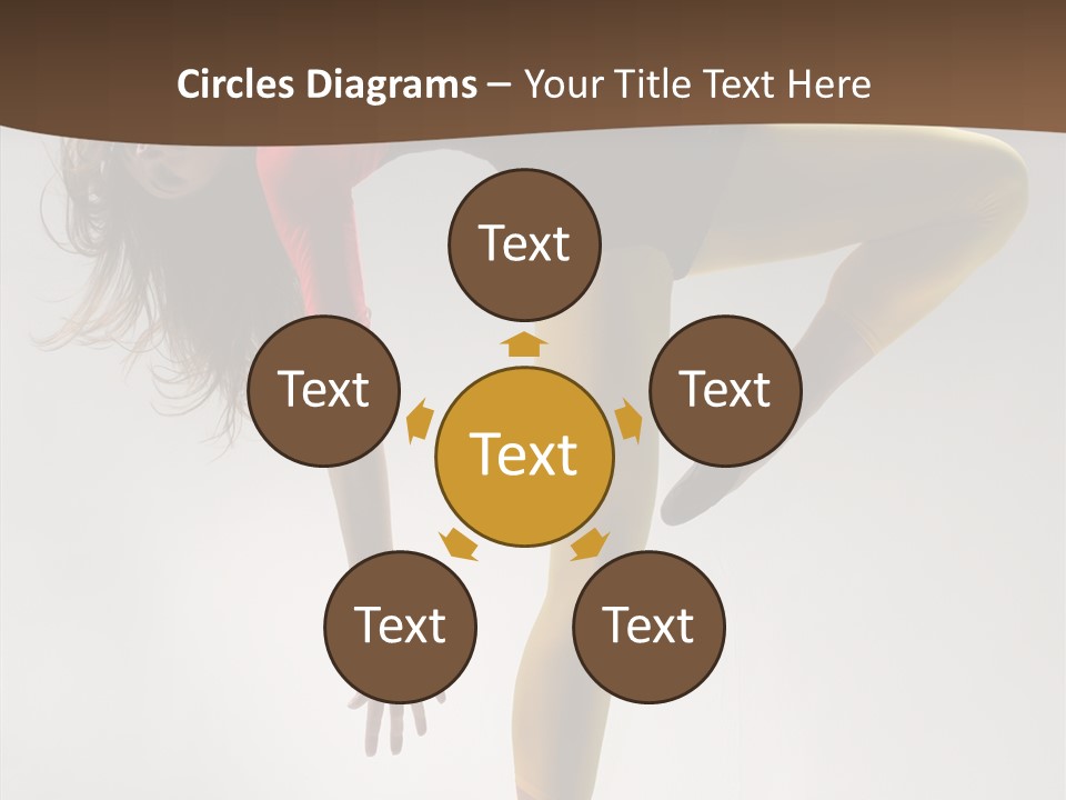 Dancer Exercise Fashion PowerPoint Template