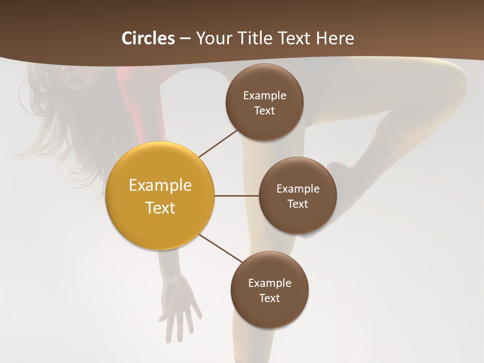 Dancer Exercise Fashion PowerPoint Template