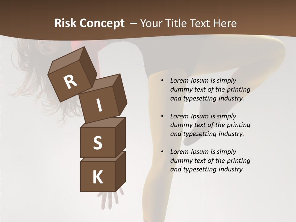 Dancer Exercise Fashion PowerPoint Template