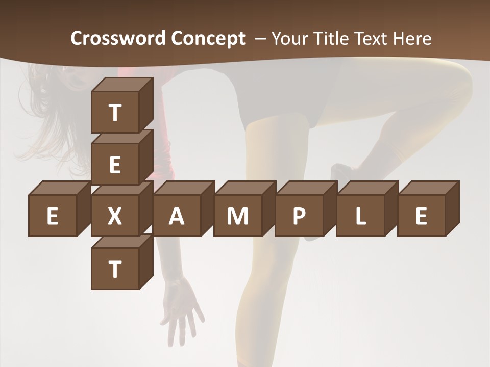 Dancer Exercise Fashion PowerPoint Template