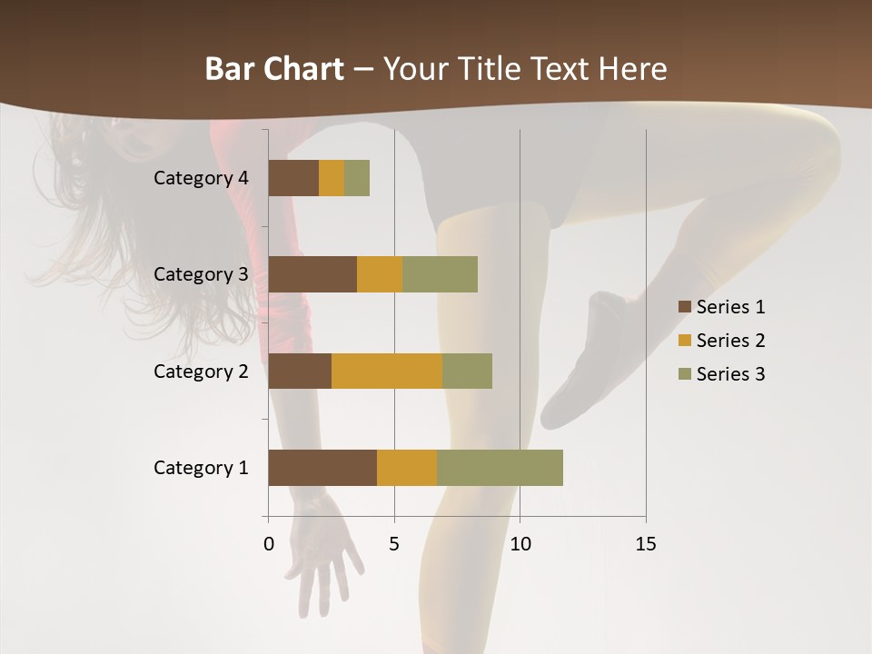 Dancer Exercise Fashion PowerPoint Template