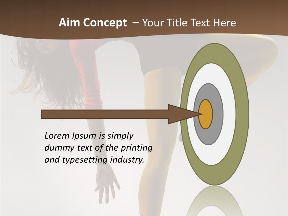 Dancer Exercise Fashion PowerPoint Template