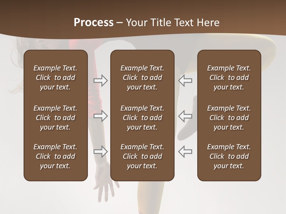 Dancer Exercise Fashion PowerPoint Template