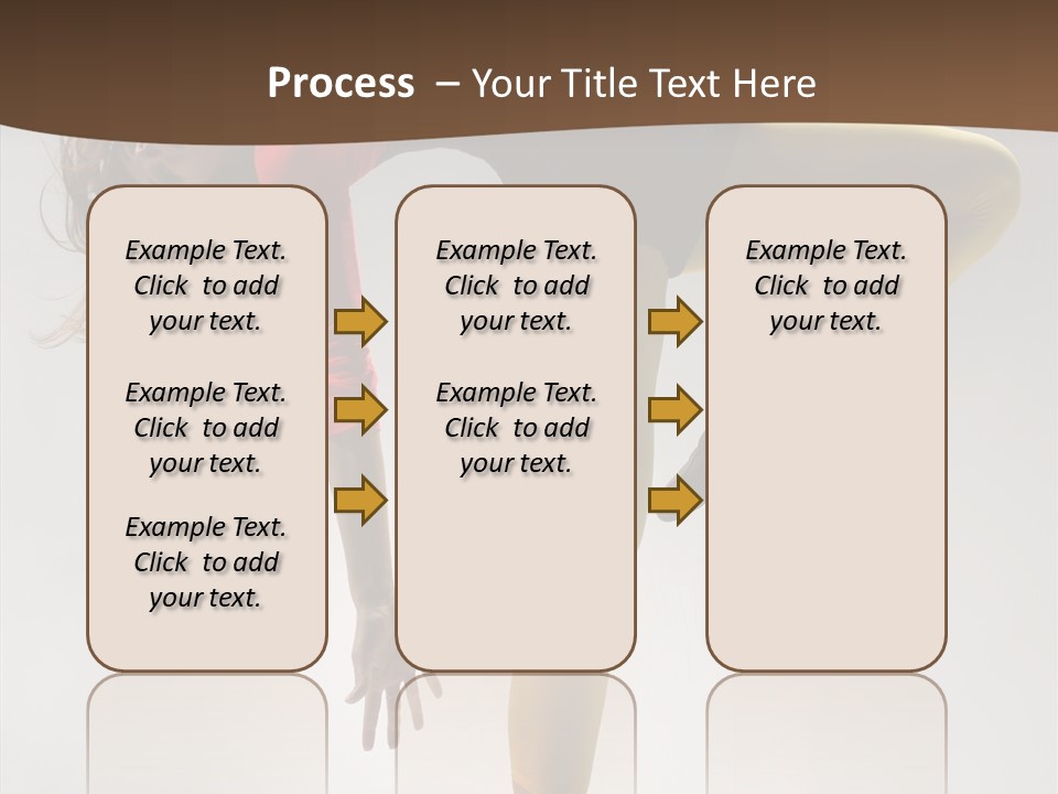 Dancer Exercise Fashion PowerPoint Template