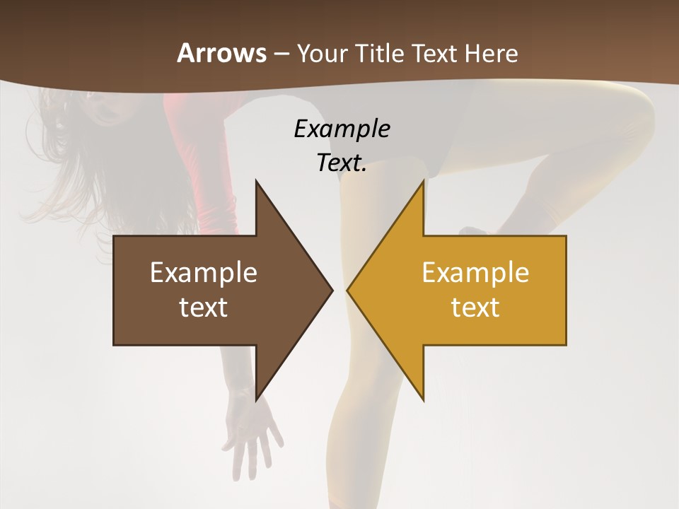 Dancer Exercise Fashion PowerPoint Template