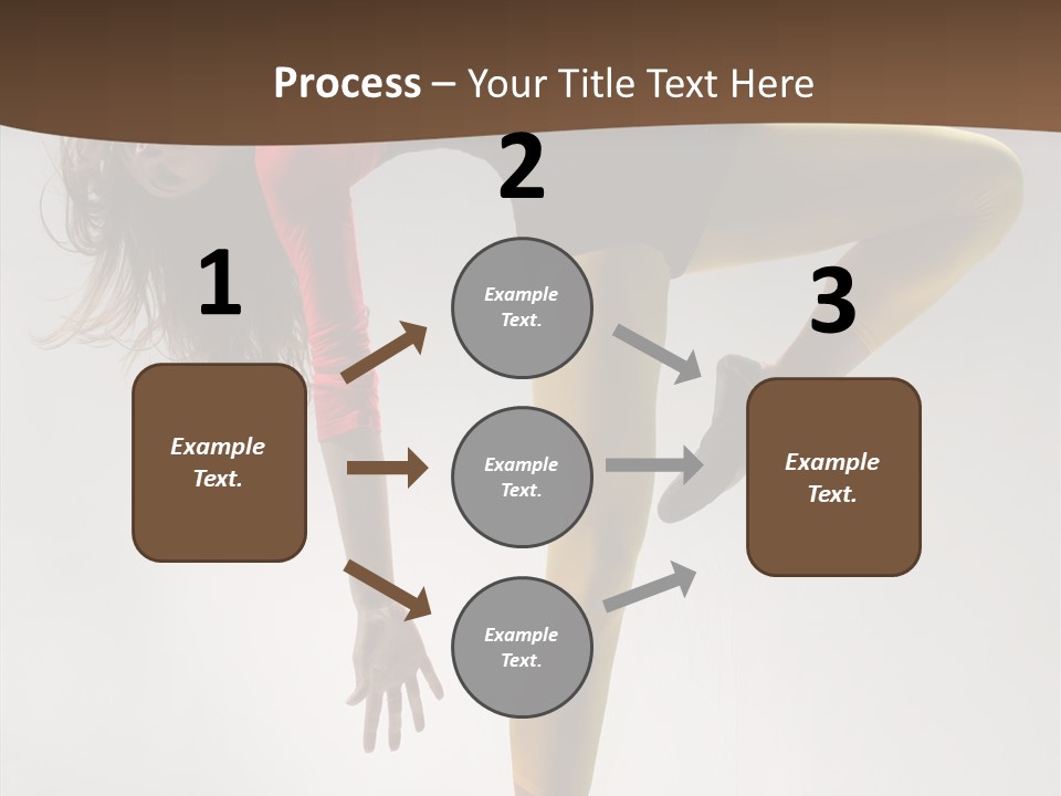 Dancer Exercise Fashion PowerPoint Template