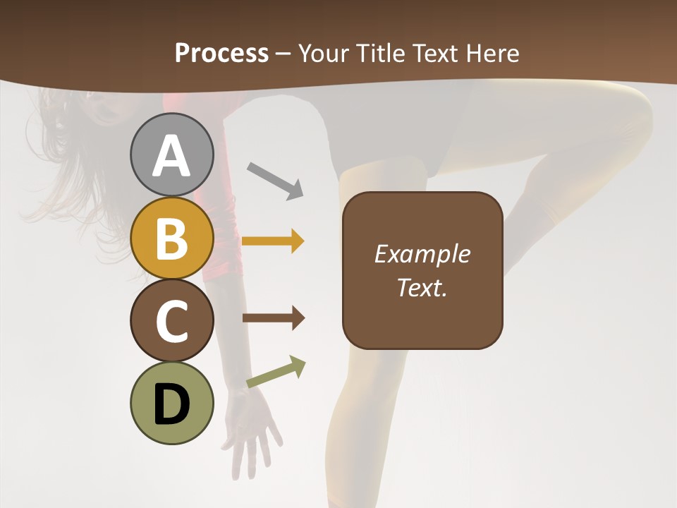 Dancer Exercise Fashion PowerPoint Template