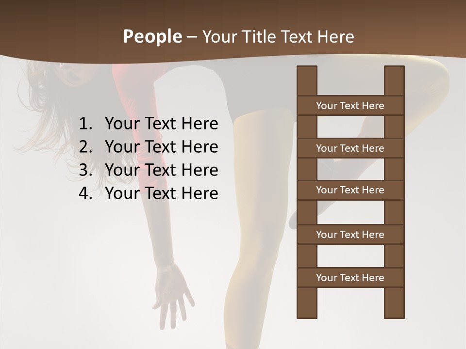 Dancer Exercise Fashion PowerPoint Template