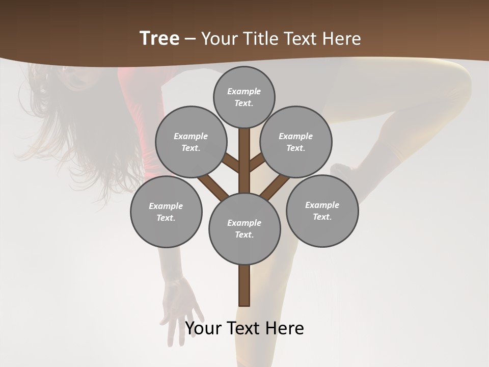 Dancer Exercise Fashion PowerPoint Template