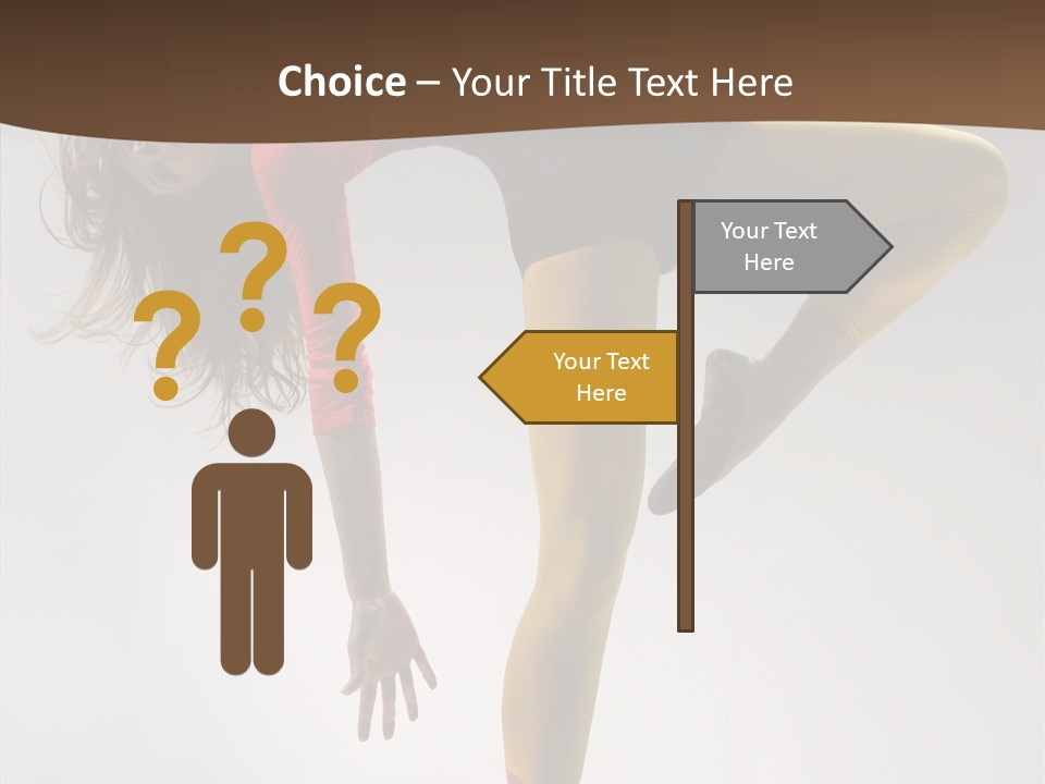 Dancer Exercise Fashion PowerPoint Template