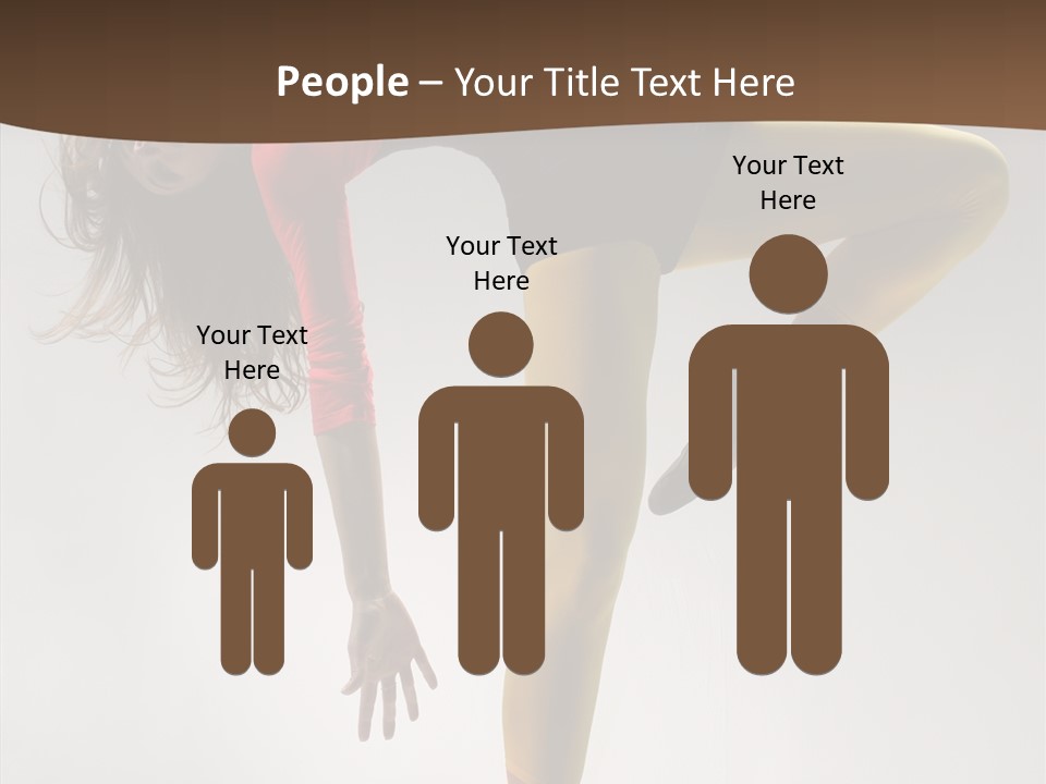 Dancer Exercise Fashion PowerPoint Template