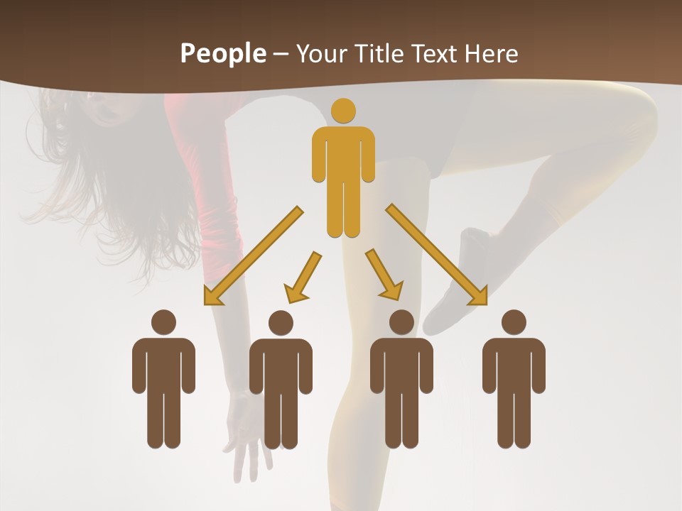 Dancer Exercise Fashion PowerPoint Template