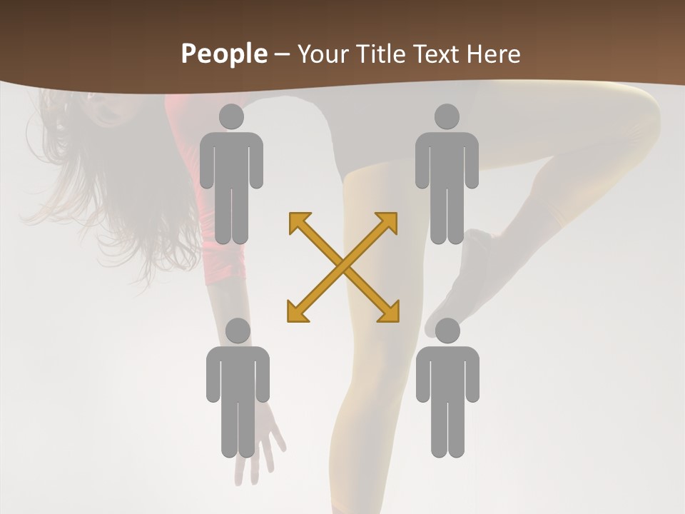 Dancer Exercise Fashion PowerPoint Template