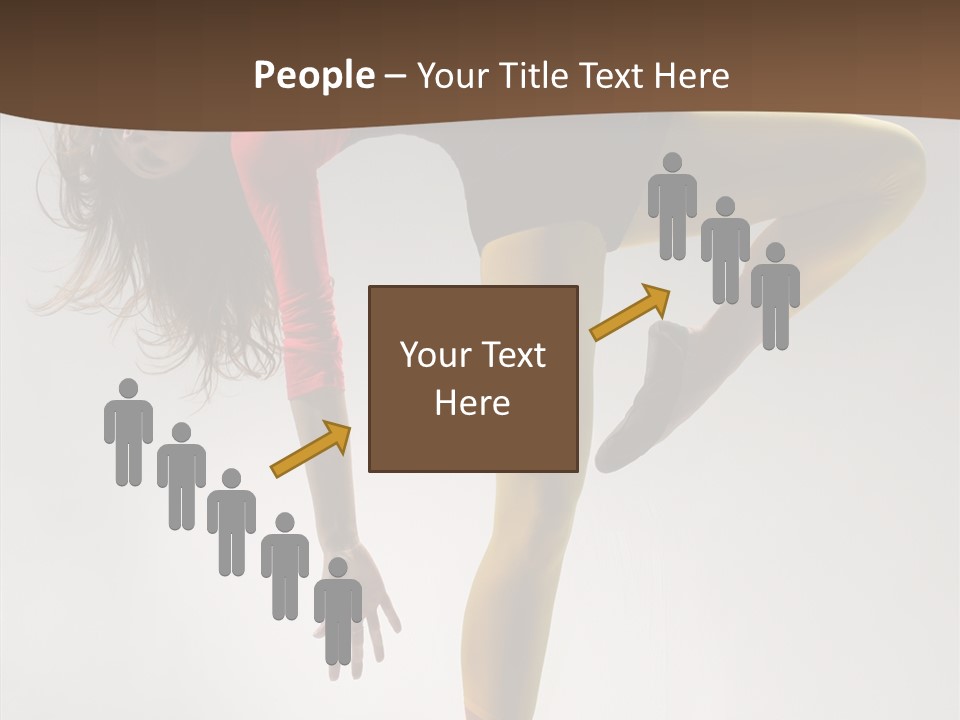 Dancer Exercise Fashion PowerPoint Template