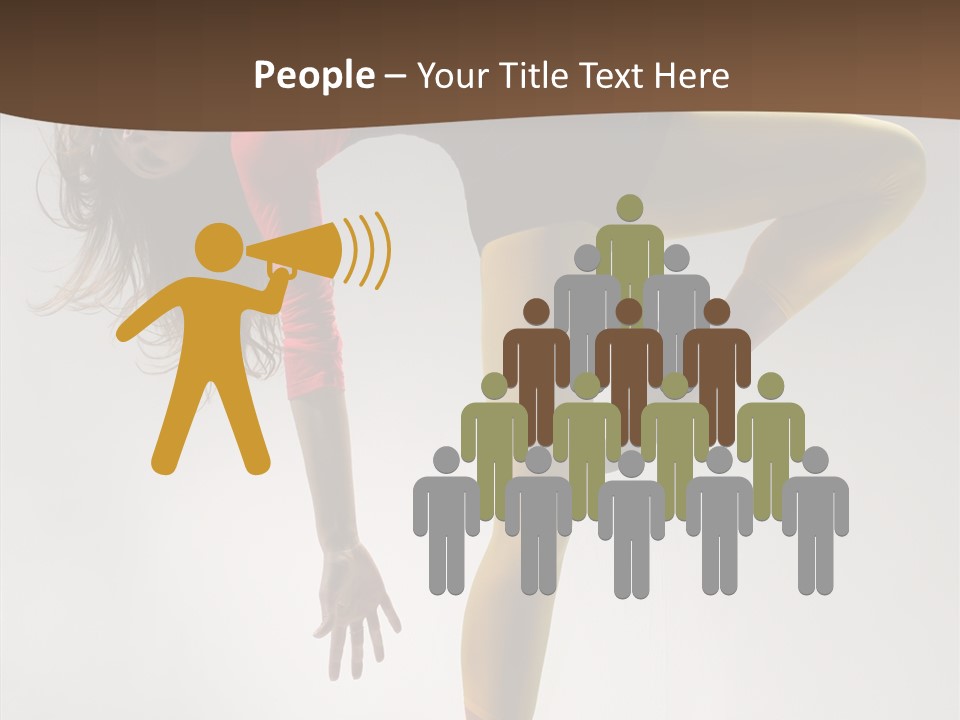 Dancer Exercise Fashion PowerPoint Template