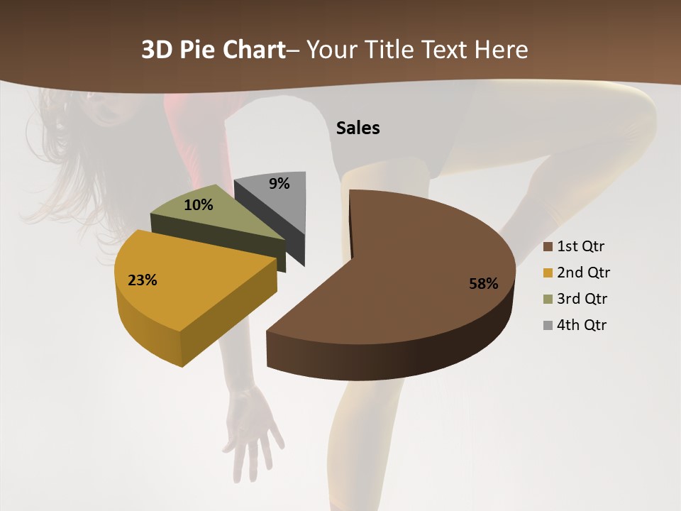 Dancer Exercise Fashion PowerPoint Template