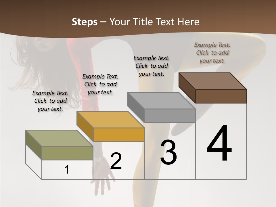 Dancer Exercise Fashion PowerPoint Template