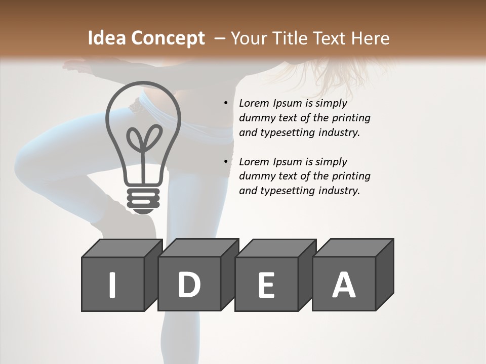 Modern Female Women PowerPoint Template
