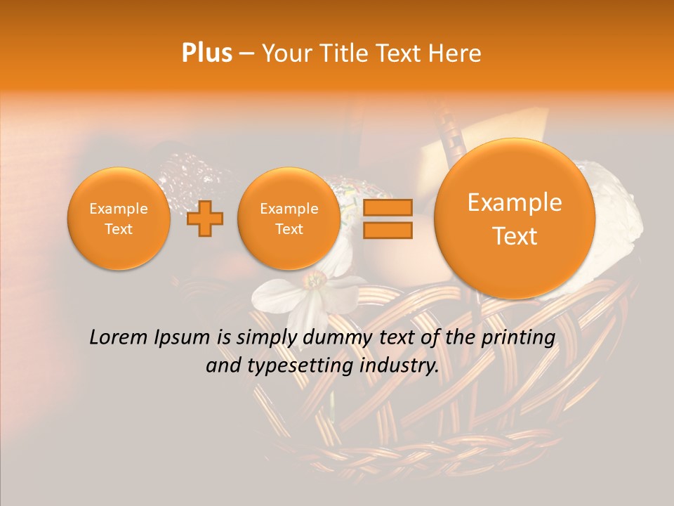 Egg Cheese Nourishing PowerPoint Template