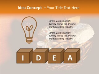 Egg Cheese Nourishing PowerPoint Template