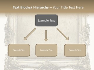 Gilded Shabby Chic Wall PowerPoint Template