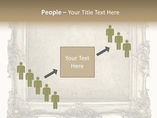 Gilded Shabby Chic Wall PowerPoint Template