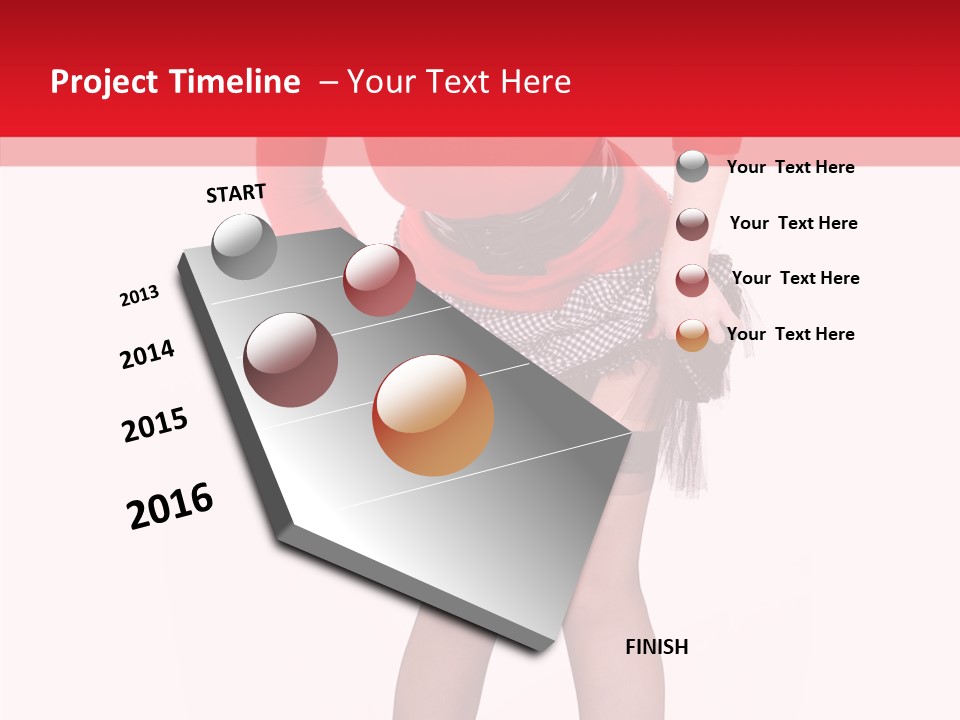 Beauty Sexy Hair PowerPoint Template