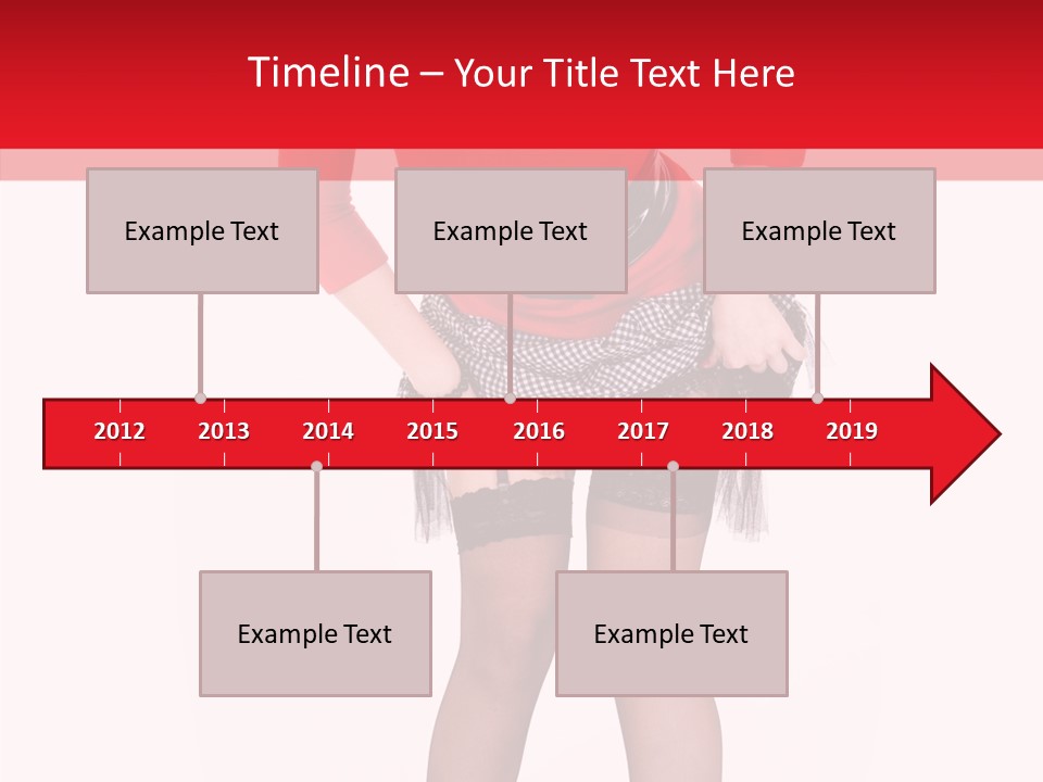 Beauty Sexy Hair PowerPoint Template