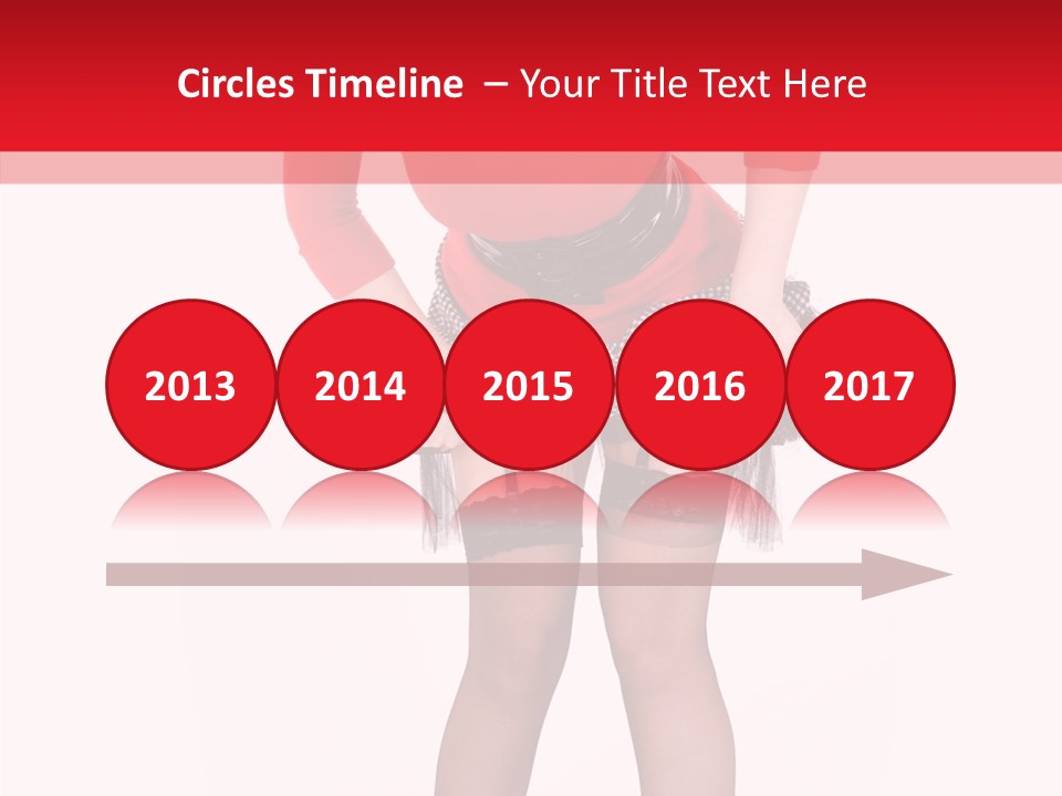 Beauty Sexy Hair PowerPoint Template