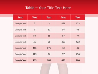 Beauty Sexy Hair PowerPoint Template