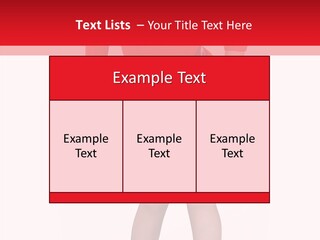 Beauty Sexy Hair PowerPoint Template