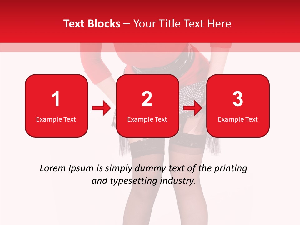 Beauty Sexy Hair PowerPoint Template