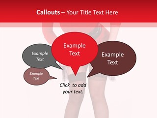 Beauty Sexy Hair PowerPoint Template