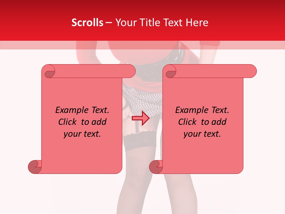 Beauty Sexy Hair PowerPoint Template