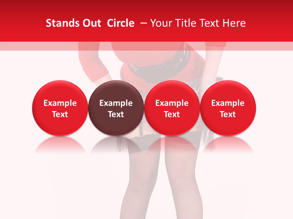 Beauty Sexy Hair PowerPoint Template