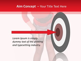 Beauty Sexy Hair PowerPoint Template