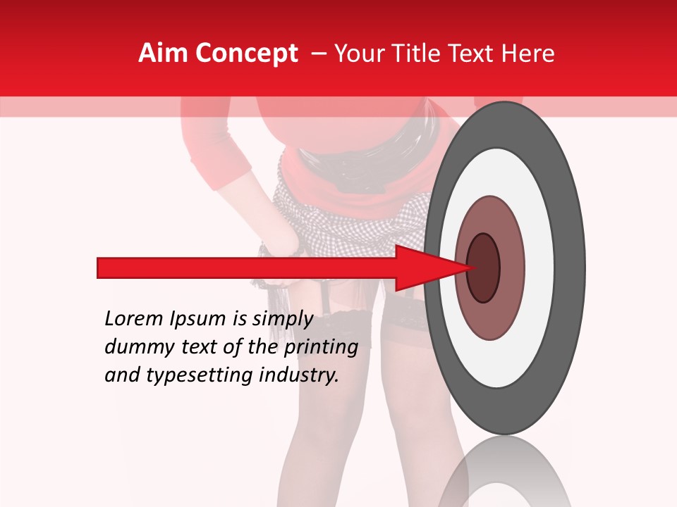 Beauty Sexy Hair PowerPoint Template